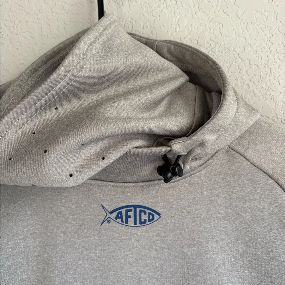 AFTCO Light Gray Pullover Hoodie - Picture 2 of 7